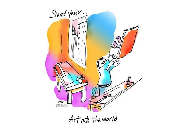 send your art into the world