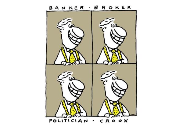 banker broker politician crook political ecard