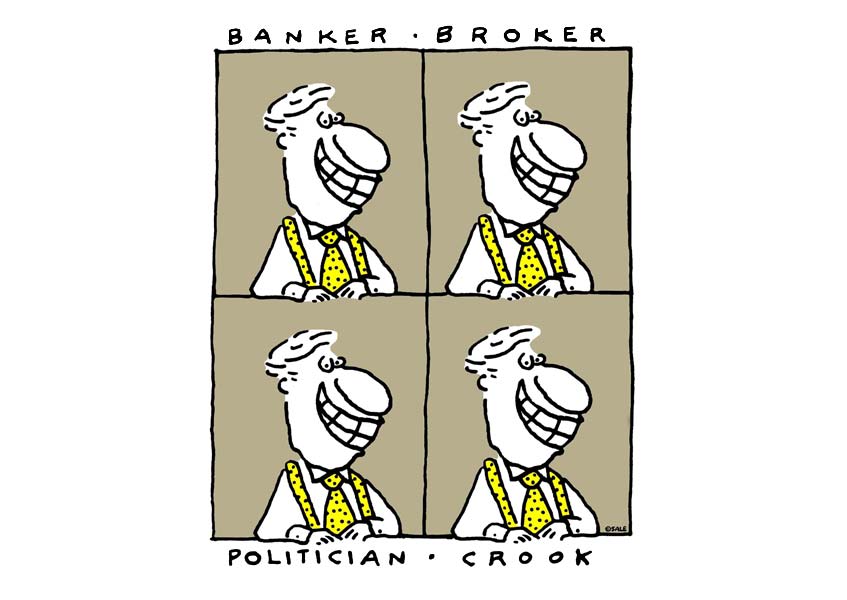 banker broker politician crook political ecard