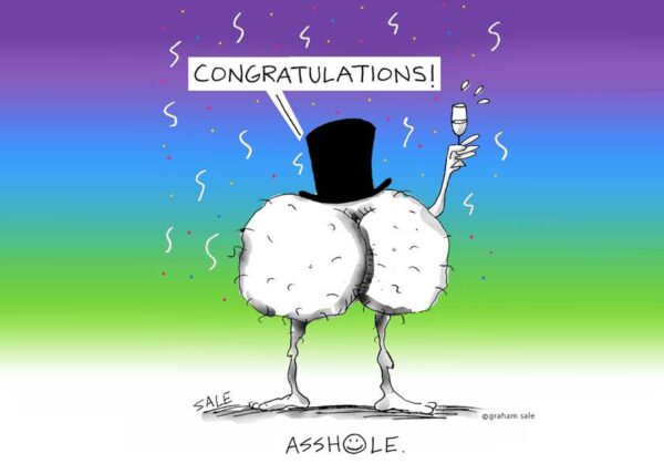 congratulations asshole