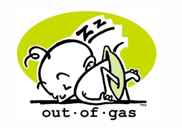 out of gas baby ecard