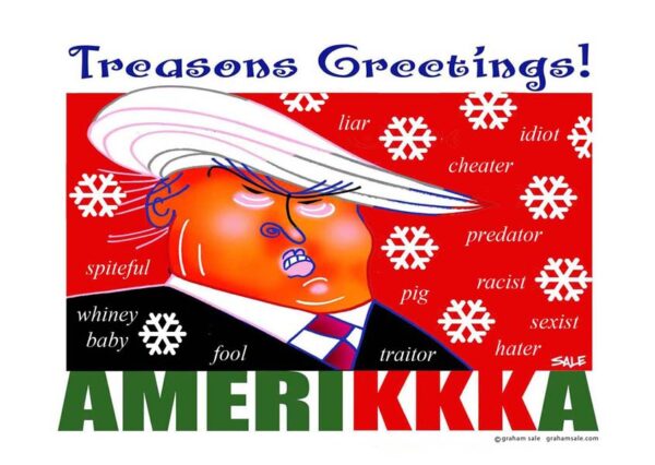 donald trump treasons greetings