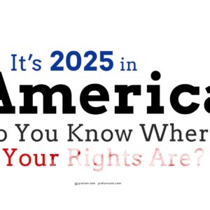 its 2025 in america do you know where your rights are