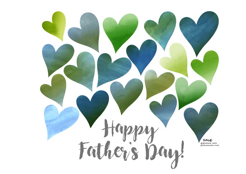 fathers day hearts